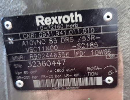 力士乐A10VNO柱塞泵