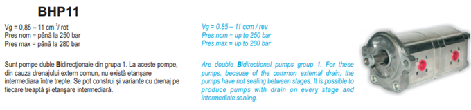 赫思博BHP11双向双联泵